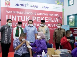 Data KADIN, 10 Juta Pekerja Telah Daftar Vaksin Gotong Royong