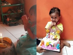 Kue Ultahnya Hanya Pisang, Bocah Ini Banjir Hadiah dari Netizen