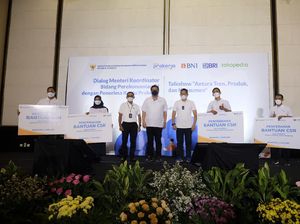 Momen Diskusi Seru Bersama Airlangga