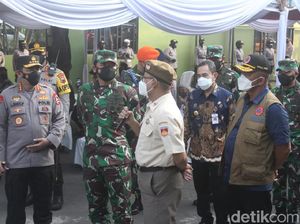 Panglima TNI Puji Kebijakan PPKM Mikro di Pati Saat Kudus Diamuk Corona