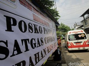 Potret Penerapan Lockdown Mikro di RT 11 Kayu Putih Jaktim