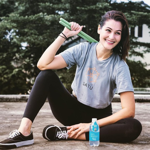 Rima Melati Adams bersiap untuk melakukan olahraga/instagram.com/rimamelati