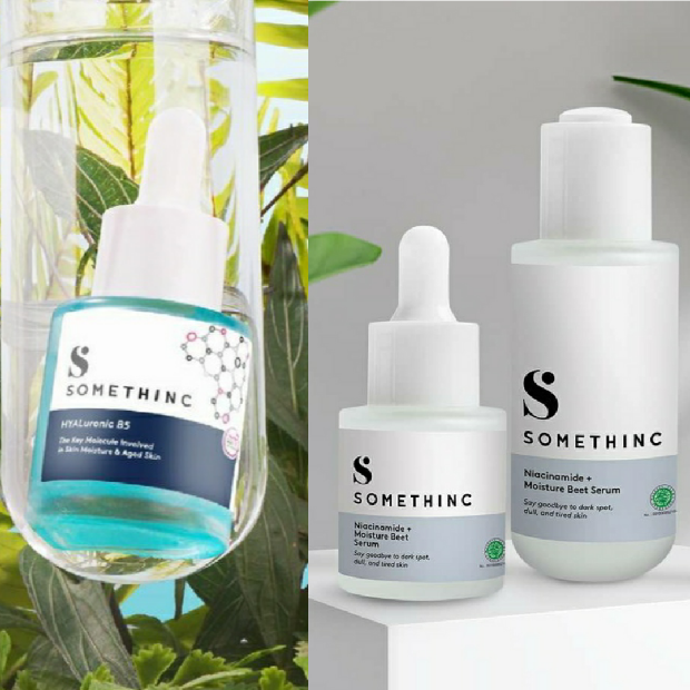 Kombinasi dua serum yang merawat skin barrier dengan menjaga kelembaban dan menghilangkan bekas jerawat.