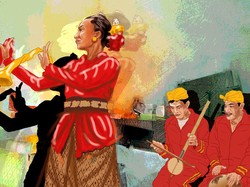 Sapu Tangan Kuning Merah