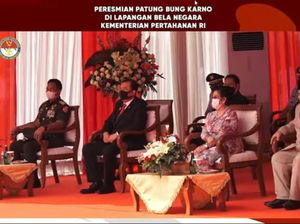 Budi Gunawan-Andika Perkasa Hadir Saat Mega-Prabowo Resmikan Patung Bung Karno