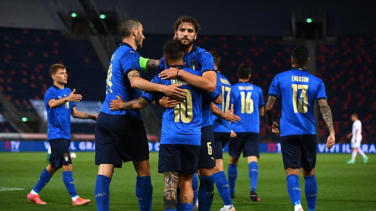 Timnas Italia bisa melaju sampai semifinal di ajang Piala Eropa 2020. (Foto: Getty Images/Claudio Villa)