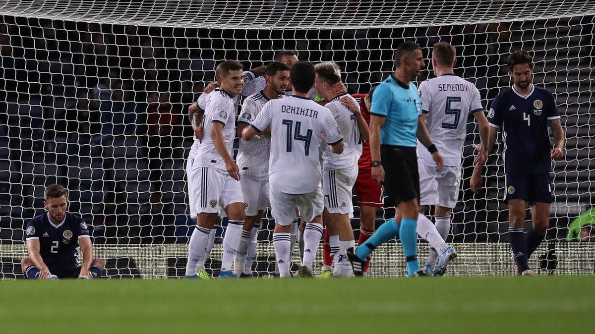Timnas Rusia akan berlaga di Grup B Piala Eropa 2020(Foto: Getty Images/Ian MacNicol)