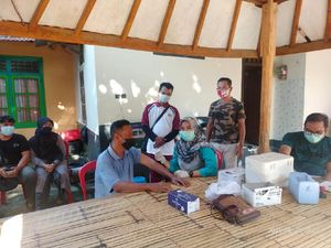Polresta Mataram Vaksinasi 131 Lansia dalam 1 Hari