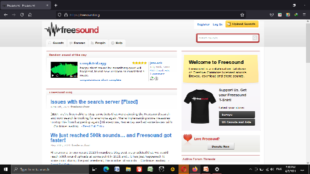 7 Website Musik Gratis Untuk Content Creator/freesound.org