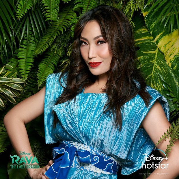 Ayu Dewi pengisi suara di film Raya and The Last Dragon (foto: instagram.com/mrsayudewi)