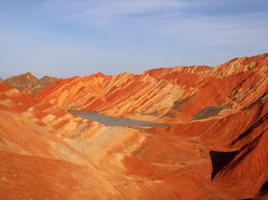 Indahnya Gunung Pelangi di Zhangye China Indahnya Gunung Pelangi di Zhangye China