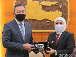 Dubes Kazakhstan Bertemu Khofifah Lirik Kerja Sama Lobster hingga Mebel