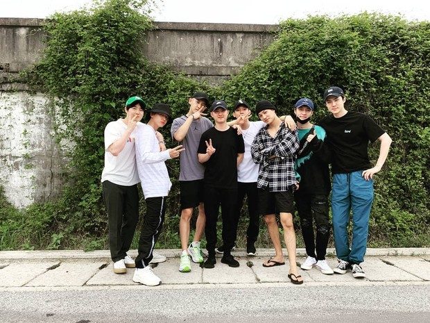 Keberangkatan Wamil Member EXO/Sumber:instagram.com/real__pcy Keberangkatan Wamil Member EXO/Sumber:instagram.com/real__pcy