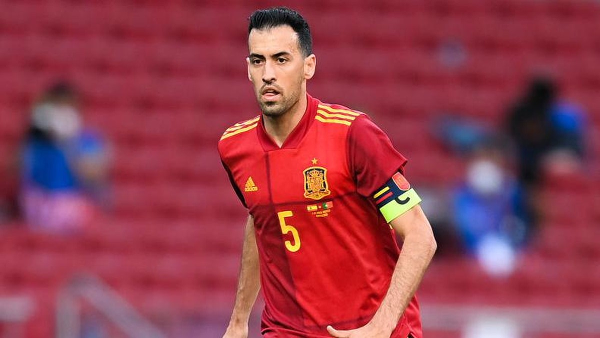Gelandang Spanyol, Sergio Busquets. (Foto: David Ramos/Getty Images)