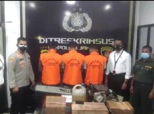 Patroli Karhutla, Tim Gabungan Tangkap 3 Pembalak Liar di Hutan Jambi Patroli Karhutla, Tim Gabungan Tangkap 3 Pembalak Liar di Hutan Jambi