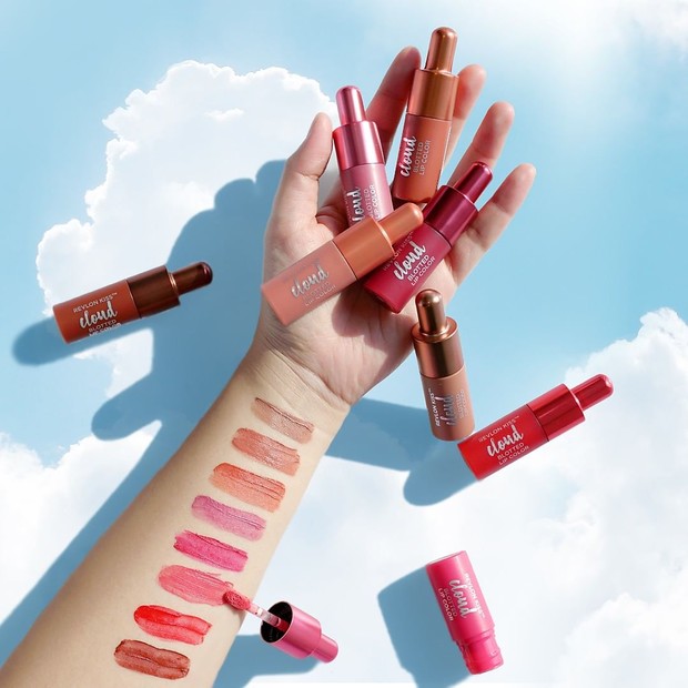 Color Swatch Revlon Kiss Cloud Blotted Lip Color / Sumber : instagram.com/revlonid Color Swatch Revlon Kiss Cloud Blotted Lip Color / Sumber : instagram.com/revlonid