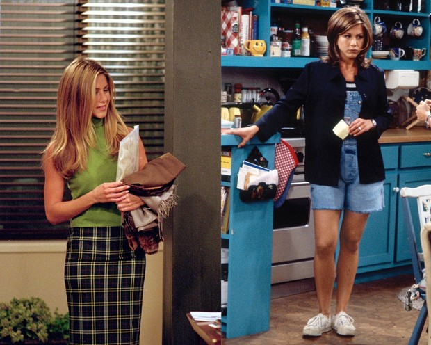Gaya berpakaian Rachel Green.