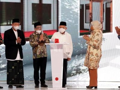 Momen Wapres Maruf Amin Resmikan BLK Komunitas di Tasikmalaya