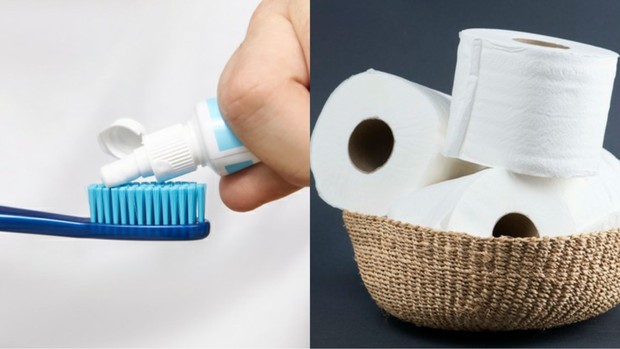 Pasta gigi dan tisu putih/freepik.com