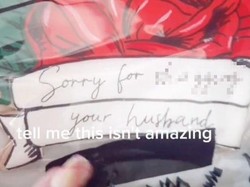 Nekat! Pelakor Ini Kirim Biskuit Permintaan Maaf untuk Mantan Istri Pacarnya