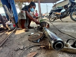 Knalpot Bising Dirazia, Produsen Knalpot di Daerah Menjerit Terancam Gulung Tikar
