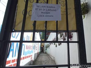 Sekeluarga Positif Corona, Satu RT di Dago Bandung Lockdown