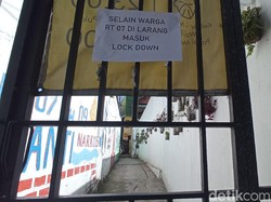 Sekeluarga Positif Corona, Satu RT di Dago Bandung Lockdown