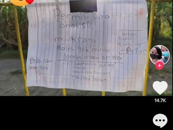 Sopan Sekali! Bocah SD di Sleman Minta Jambu Tetangga Lewat Surat