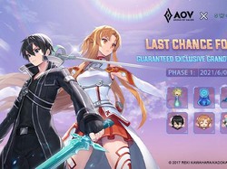 Dapatkan Item Spesial Kolaborasi Arena of Valor X Sword Art Online