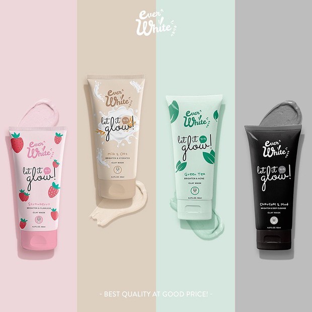 Masker charcoal yang dikombinasikan dengan bentonite untuk membersihkan kulit dari berbagai macam kotoran dalam pori-pori.