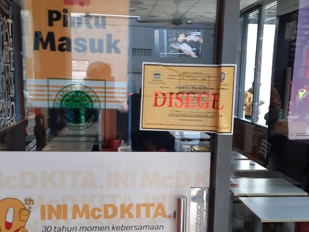 Heboh Kerumunan BTS Meal, 5 Gerai McD di Bandung Disegel