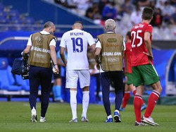 Benzema Cedera di Laga Prancis Vs Bulgaria, Bisa Tampil di Euro 2020?