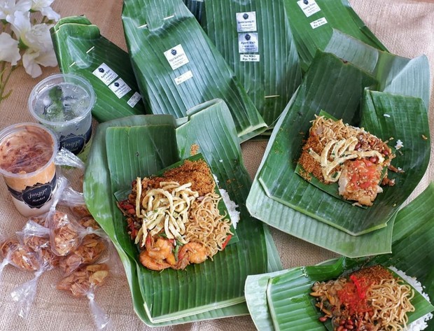 Nasi jinggo/ sumber: Instagram.com/ nomnombali Nasi jinggo
