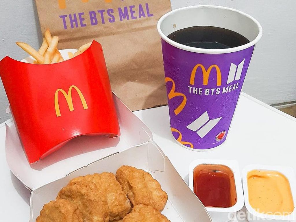 7 Menu McDonalds Hasil Kolaborasi Artis Dunia, Ada BTS Meal!