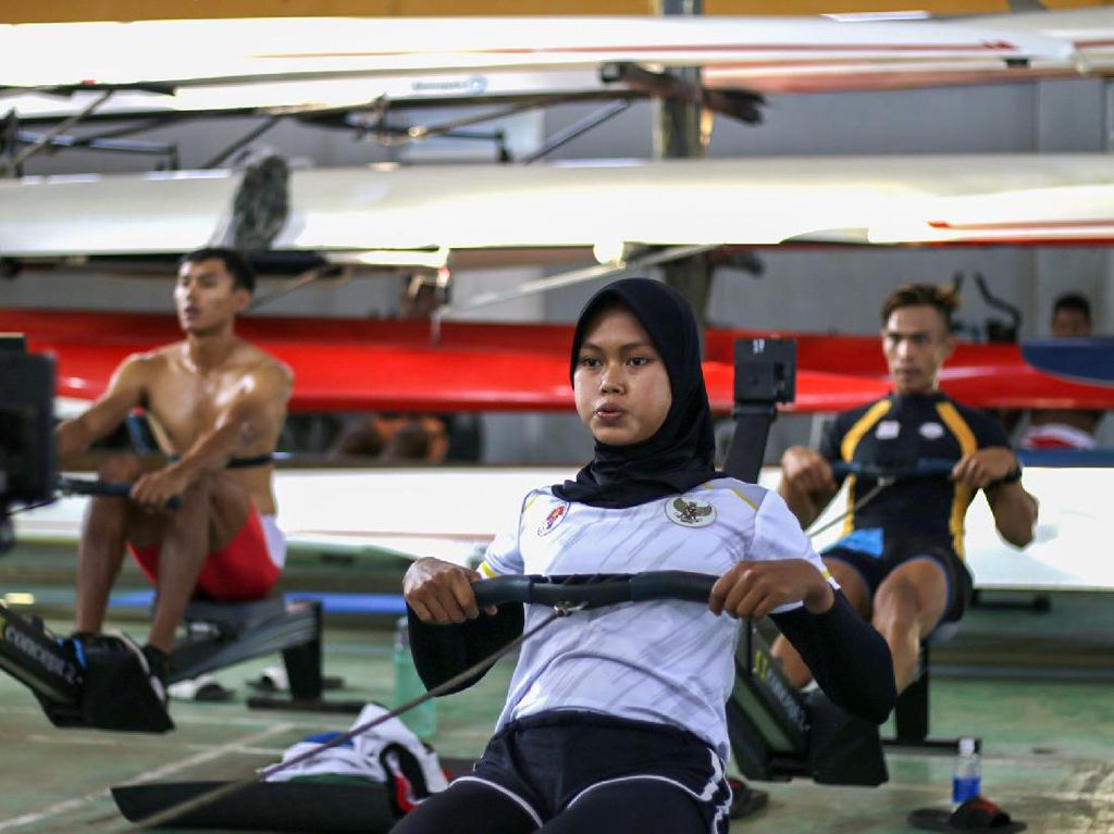 Olimpiade Tokyo: Tim Dayung Indonesia Tingkatkan Daya Tahan