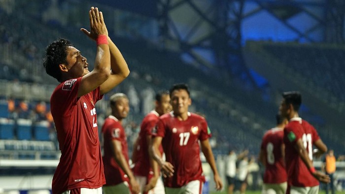 Timnas Indonesia bertanding di Grup G Kualifikasi Piala Dunia 2022 zona Asia di Dubai, Uni Emirat Arab.