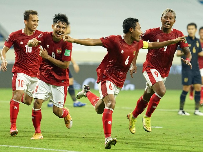 Timnas Indonesia bertanding di Grup G Kualifikasi Piala Dunia 2022 zona Asia di Dubai, Uni Emirat Arab.