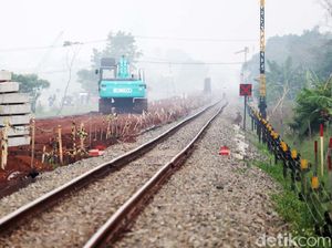 Begini Progres Pembangunan Double Track Kiaracondong-Cicalengka Begini Progres Pembangunan Double Track Kiaracondong-Cicalengka