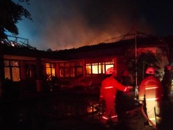 Kantor Desa Bitung Jaya Tangerang Terbakar, Diduga Akibat Korsleting Listrik