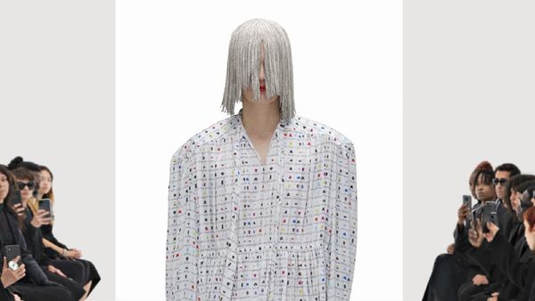 10 Koleksi Terbaru Balenciaga Spring 2022, Diperagakan Model Kloning
