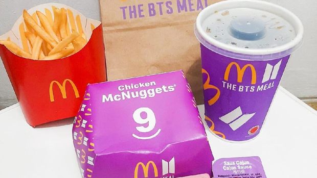 Demi Dapat BTS Meal, ARMY Ini Rela Bayar Ongkir Lebih Mahal dari Harga Makanannya
