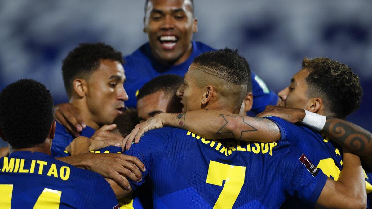 Timnas Brasil tetap tampil di Copa America 2021 (AP/Jorge Saenz)