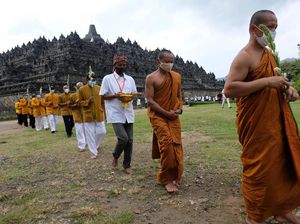 Menengok Ritual Uphosata Mandala Puja di Candi Borobudur