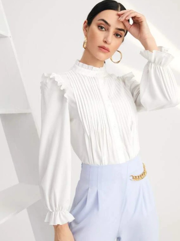 Foto: Ruffles Blouse/shein.com Foto: Ruffles Blouse/shein.com