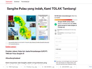 Warga Sangihe Tolak Tambang Emas, Bakal Gugat Izin ESDM ke PTUN Warga Sangihe Tolak Tambang Emas, Bakal Gugat Izin ESDM ke PTUN