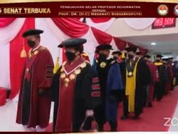 Megawati Dianugerahi Profesor Kehormatan, Prabowo hingga Nadiem Hadir