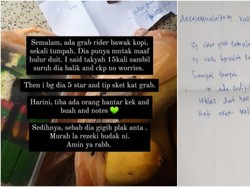 Tak Enak Hati Tumpahkan Kopi Pelanggan, Ojol Ini Hadiahi Buah