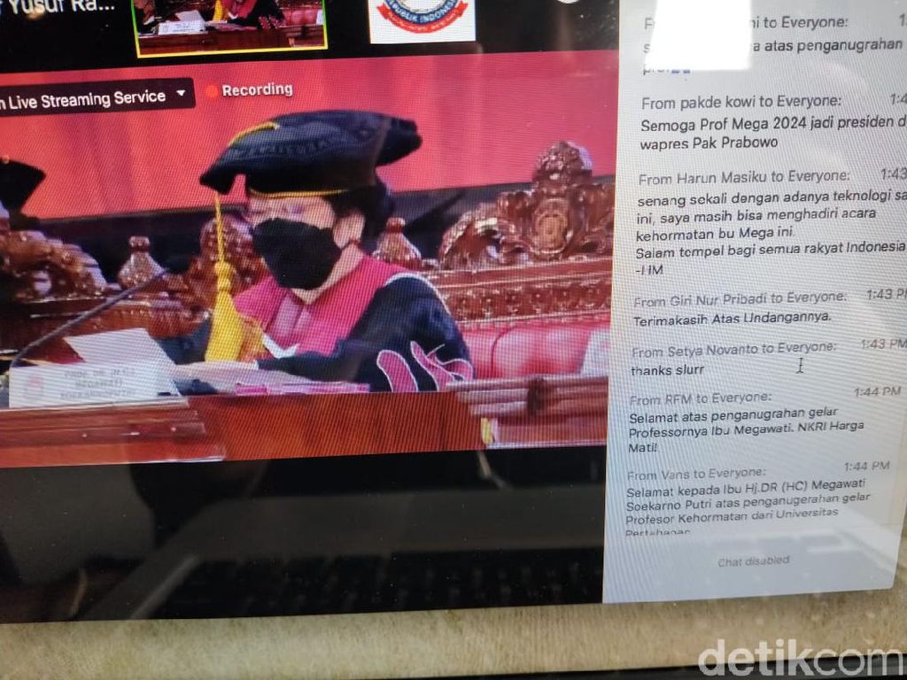 Zoom Meeting Profesor Megawati Disusupi Setnov dan Harun Masiku