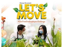 Selamatkan Alam, BNI Ajak Pegawai Tanam Ribuan Pohon di HUT Ke-75