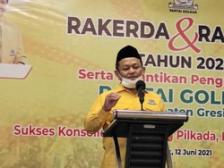 Golkar Jatim Ajak Kader Siap-siap Dukung Airlangga Hartarto Jadi Capres